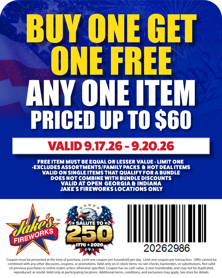Promotional flyer announcing Buy One Get One Free on any item priced up to , with date validity listed (Sept 17–20).